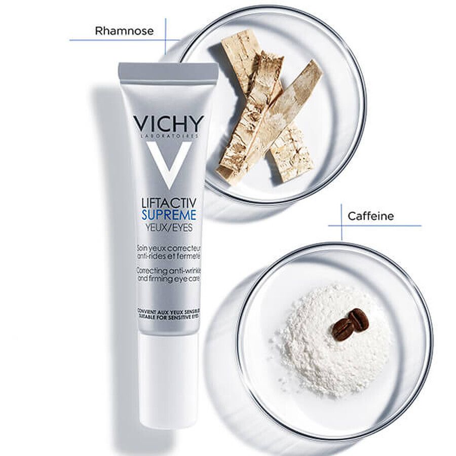 Vichy Liftactiv Supreme, Anti-Falten Lifting Augenpflege, 15 ml