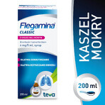 Flegamina Classic raspberry flavor 4 mg/ 5 ml, syrup, 200 ml