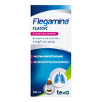 Flegamina Classic raspberry flavor 4 mg/ 5 ml, syrup, 200 ml