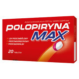 Polopiryna Max 500 mg, 20 comprimidos gastrorresistentes