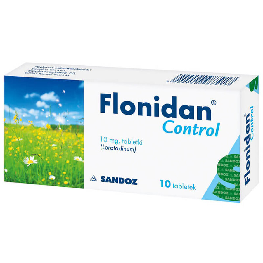 Flonidan Control 10 mg, 10 comprimidos