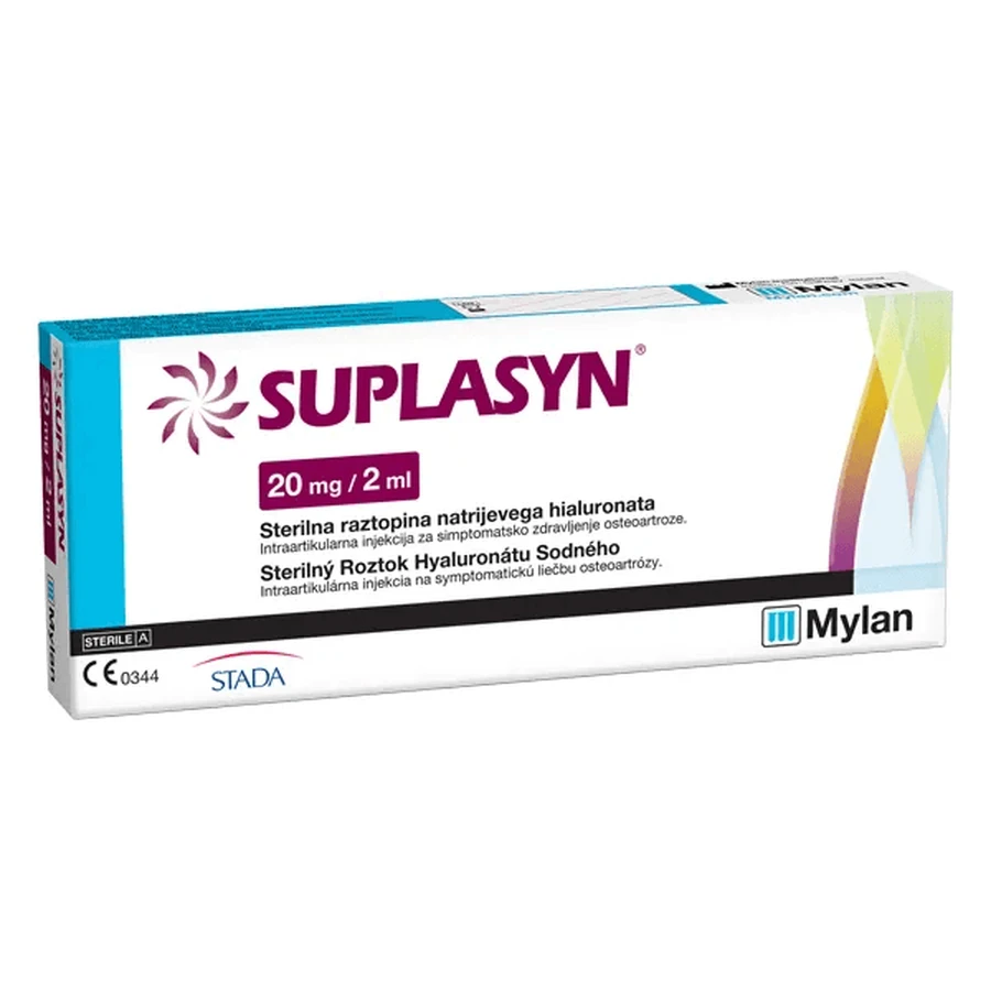 Suplasyn 20 mg/ 2 ml, solution injectable, 2 ml x 1 seringue ampoule