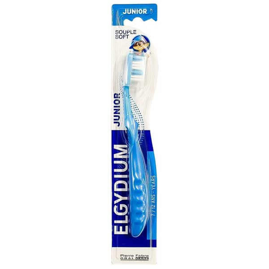 Elgydium Junior, cepillo de dientes para niños de 7 a 12 años, 1 pieza