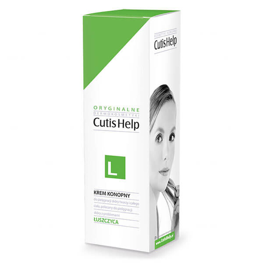 CutisHelp L, psoriasis, crema de día de cáñamo, 100 ml