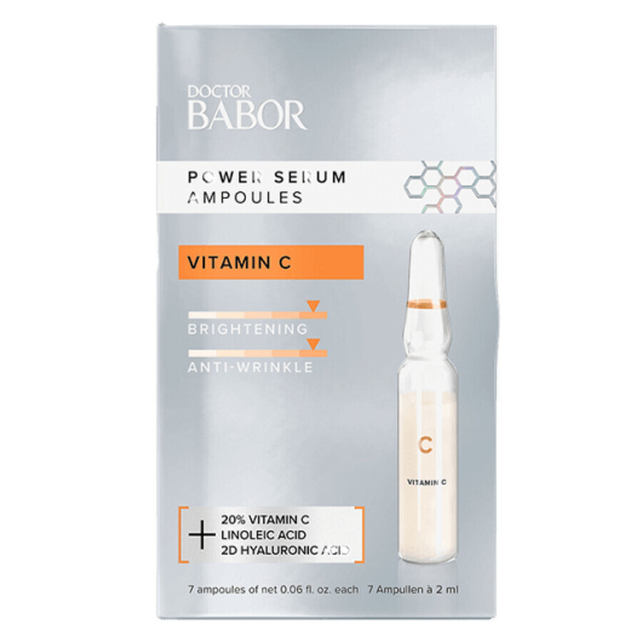 Babor Flesjes met Vitamine C 20%, 7 x 2 ml, Dokter Babor