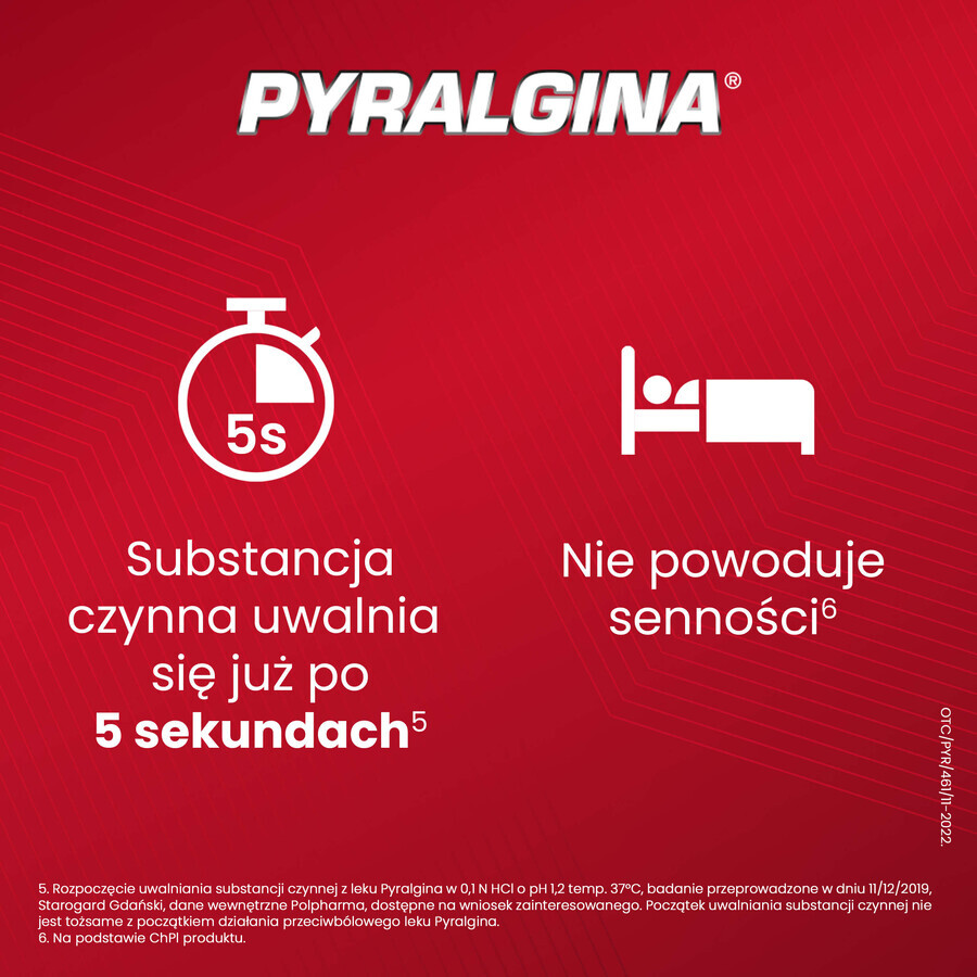 Pyralgina 500 mg, 6 compresse