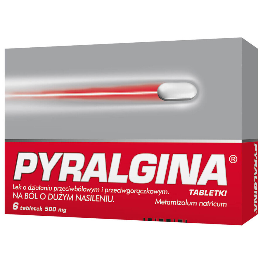 Pyralgina 500 mg, 6 compresse