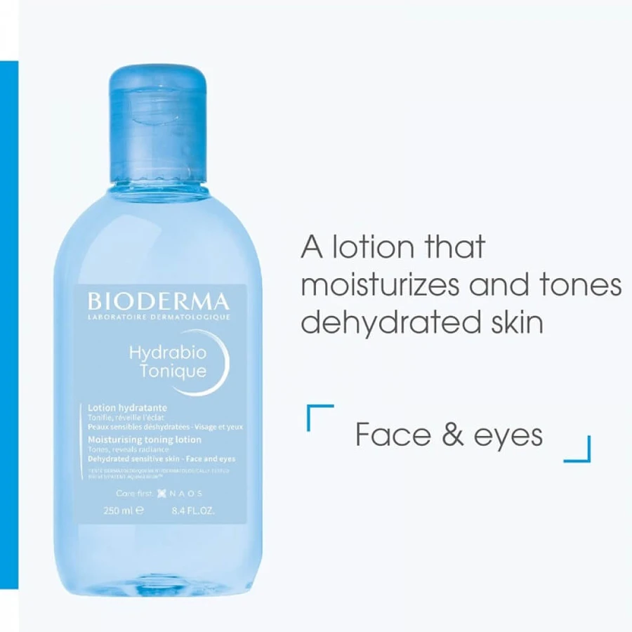 Tonic hidratant Bioderma Hydrabio Tonique, ten deshidratat și sensibil, 250 ml, Naos