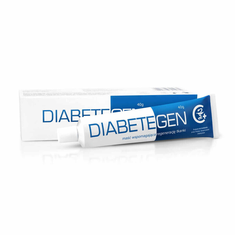 Diabetegen, ungüento que favorece la regeneración de tejidos, 40 g.