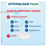 Efferalgan Forte 1 g, 8 comprimidos efervescentes