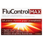 FluControl Max 650 mg + 10 mg + 4 mg, 10 comprimidos recubiertos con película