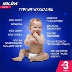 Ibum Forte 200 mg/ 5 ml, suspensión oral para niños a partir de 3 meses, sabor frambuesa, 100 g