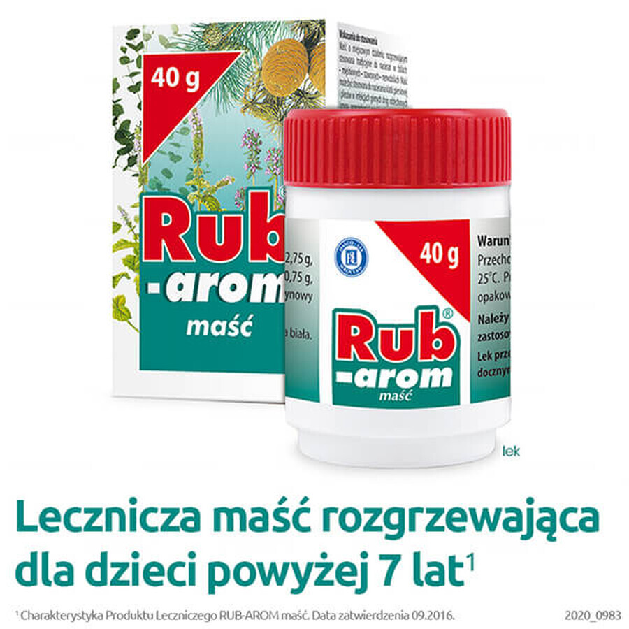 Rub-arom, pomada calentadora, 40 g