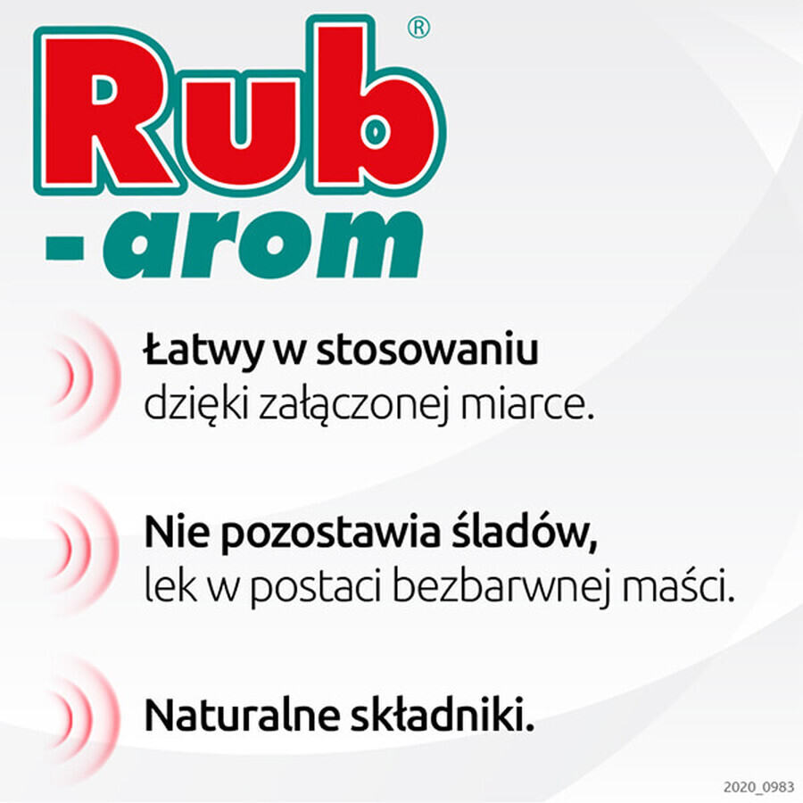 Rub-arom, pomada calentadora, 40 g