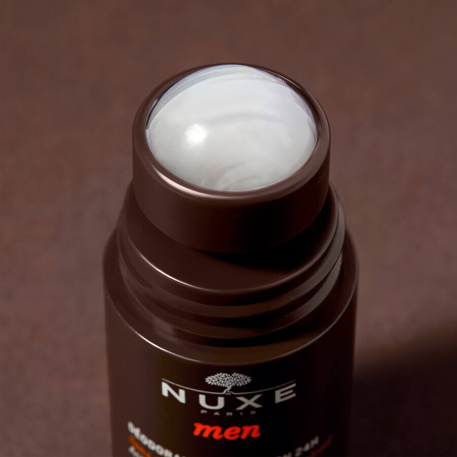 Nuxe Men, deodorant voor bescherming de klok rond, roll-on, 50 ml