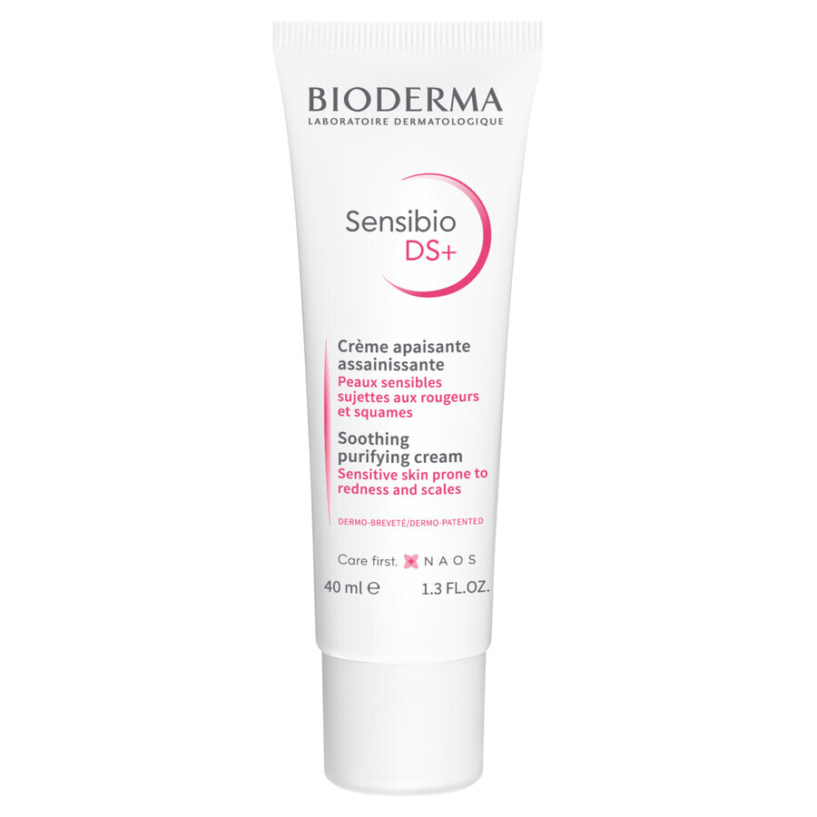 Bioderma Sensibio DS+, Anti-Irritationscreme, empfindliche Haut, 40 ml