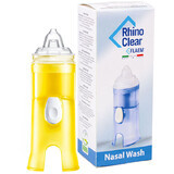 Flaem Rhino Clear, irrigador para limpieza de nariz y senos nasales, amarillo