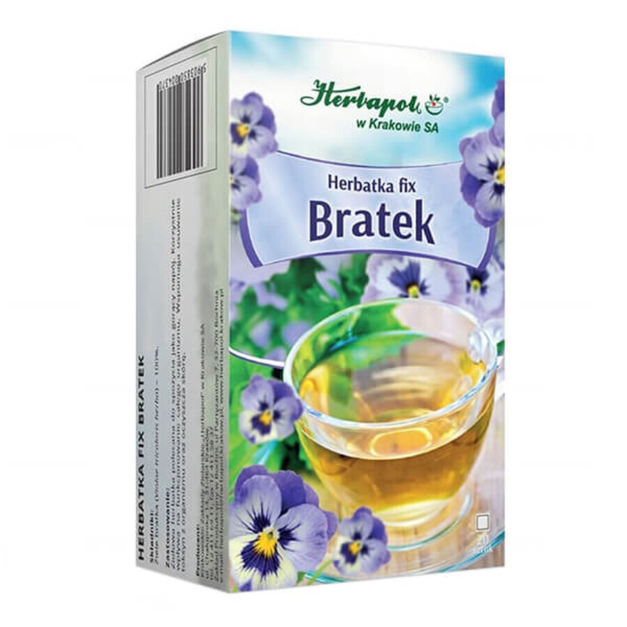 Herbapol Bratek, tisana fija, 1,5 g x 20 bolsitas