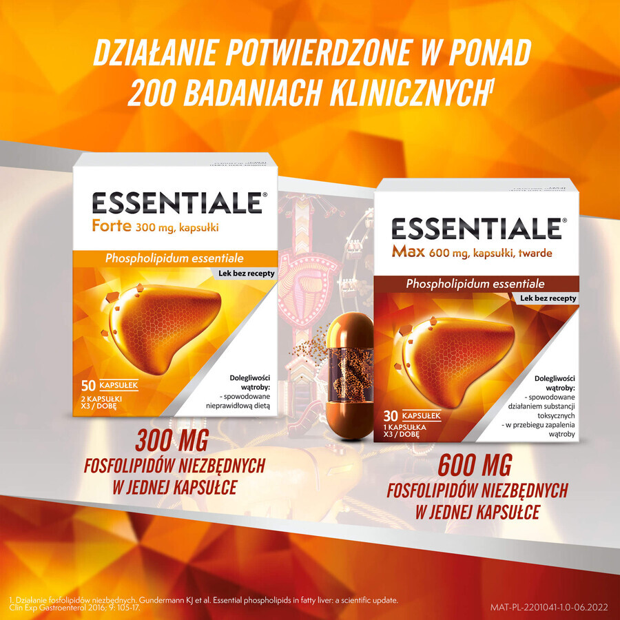 Essentiale Forte 300 mg, 50 capsules