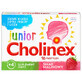 Cholinex Junior, para ni&#241;os a partir de 4 a&#241;os, sabor frambuesa, 16 pastillas