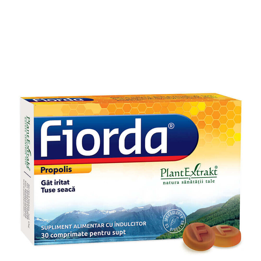 Fiorda mit Propolis-Geschmack, 30 Tabletten, Pflanzenextrakt