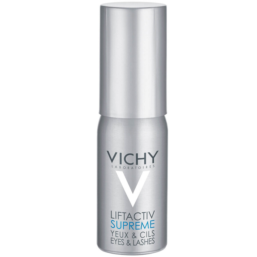 Vichy Liftactiv Serum 10, sérum antiarrugas y fortalecedor de pestañas, 15 ml