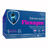 Olimp Flexagen, aromă de zmeură, 12 g x 30 pliculețe