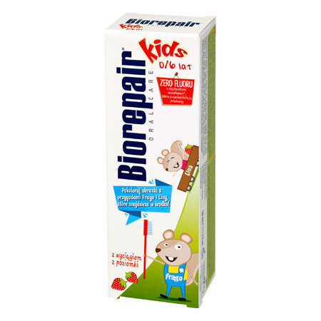 Biorepair Kids, pasta de dientes para niños de 0 a 6 años, 50 ml