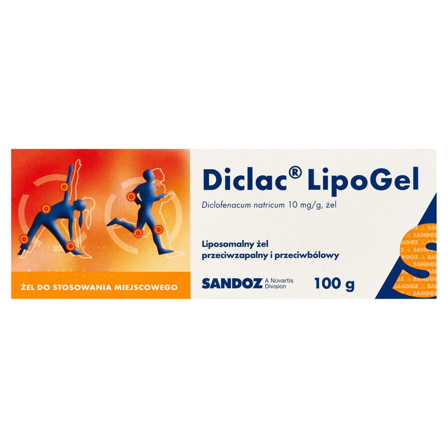 Diclac LipoGel 10 mg/ g, gel, 100 g