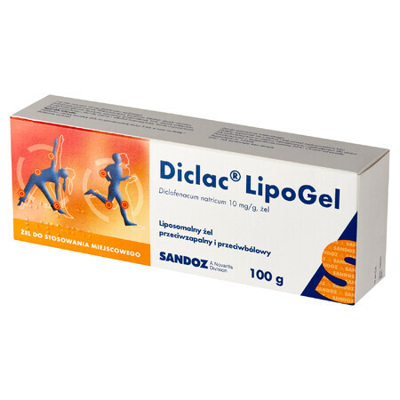 Diclac LipoGel 10 mg/ g, gel, 100 g