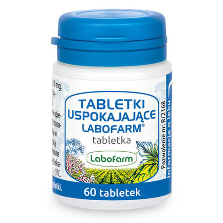 Labofarm comprimidos sedantes 170 mg + 50 mg + 50 mg + 50 mg, 60 comprimidos