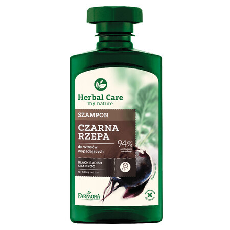 Farmona Herbal Care, shampoo per capelli cadenti, rapa nera, 330 ml