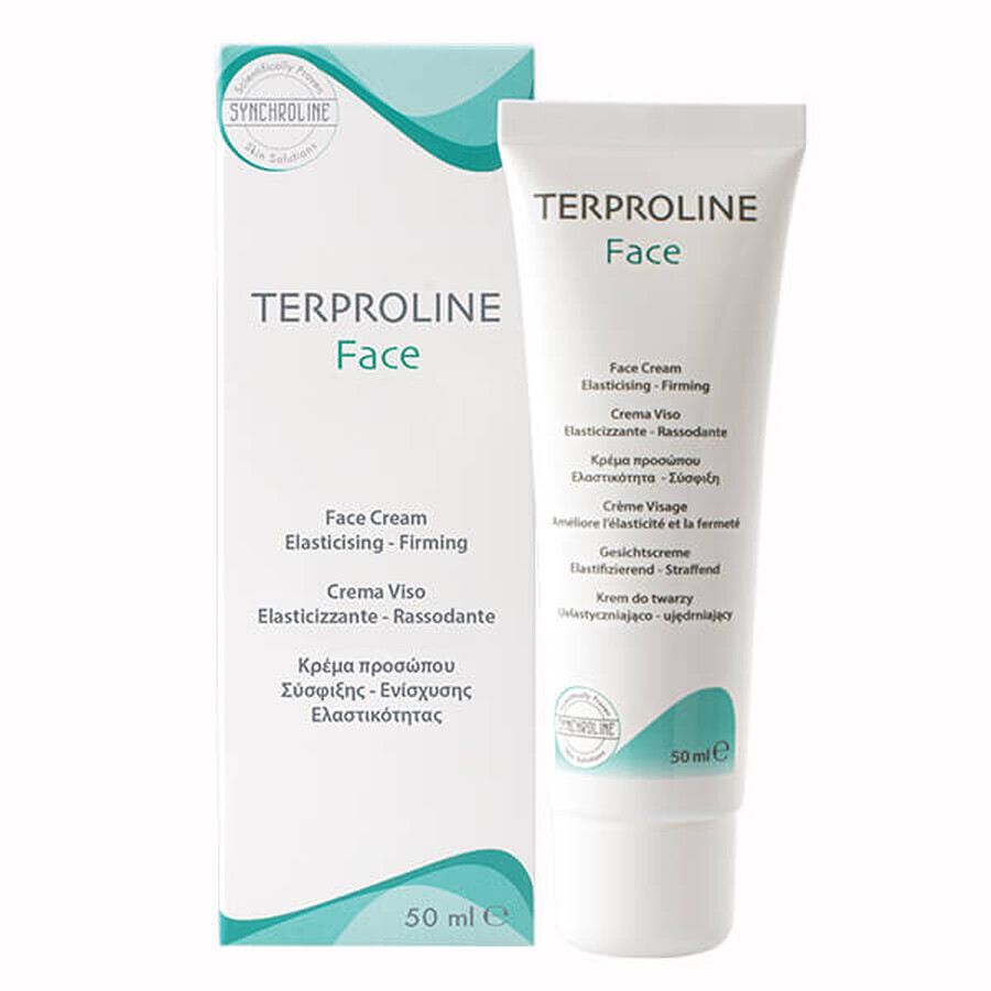 Synchroline Terproline Rostro, crema facial elastizante y reafirmante, 50 ml