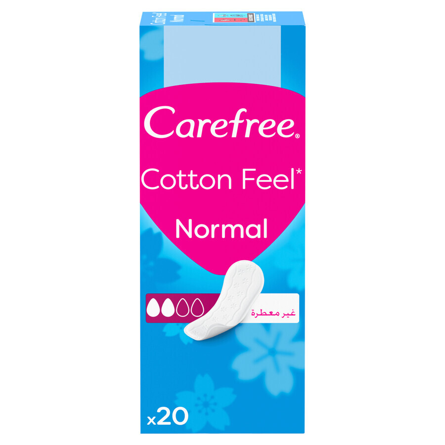 Carefree maandverband, katoenextract, 20 stuks