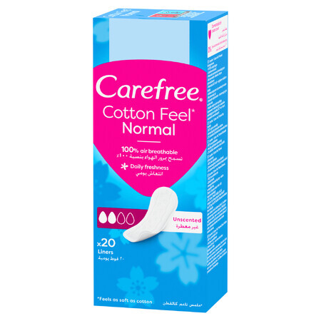 Carefree maandverband, katoenextract, 20 stuks