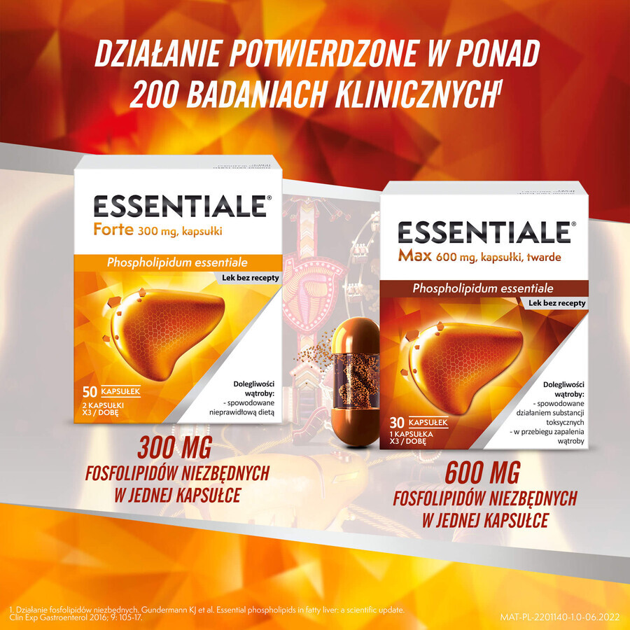 Essentiale Max 600 mg, 30 capsules