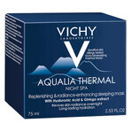 Vichy Aqualia Thermal, moisturizing and regenerating night gel-cream, Night Spa, 75 ml