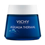 Vichy Aqualia Thermal, moisturizing and regenerating night gel-cream, Night Spa, 75 ml