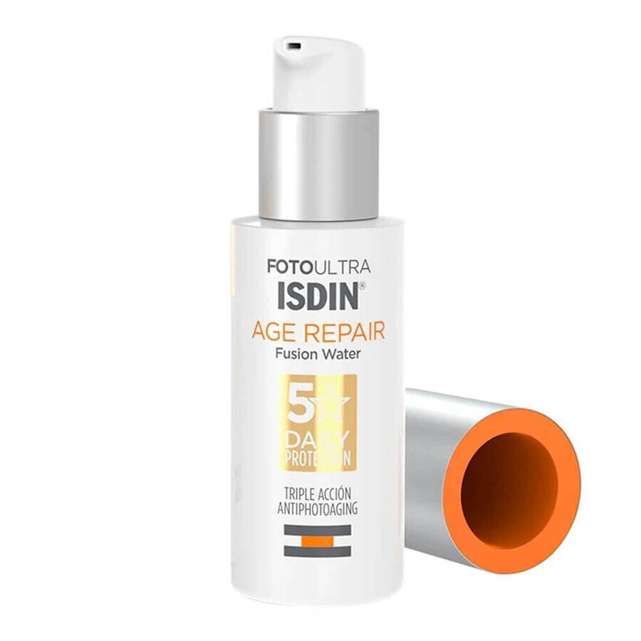 Isdin Fusion Water Age Repair Sonnenschutzfluid für das Gesicht mit SPF 50, 50 ml