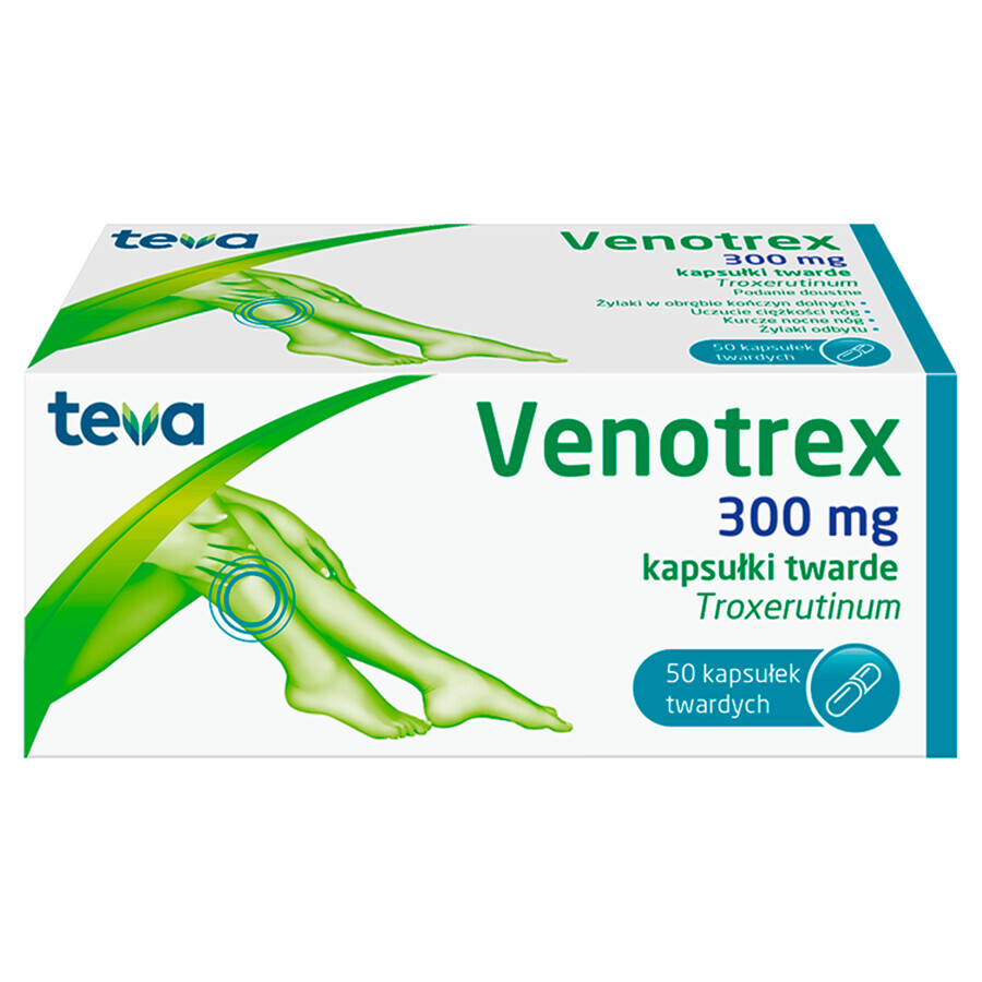 Venotrex 300 mg, 50 harde capsules