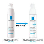 Fluid hidratant, calmant și reparator Toleriane Dermallergo, 40 ml, La Roche-Posay