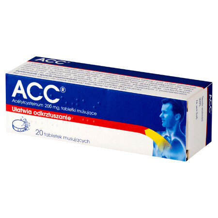 ACC 200 mg, 20 compresse effervescenti