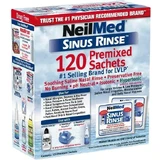 Sinus Rinse Kit, Supliment pentru irigarea sinusurilor pentru adulți, 120 pliculețe