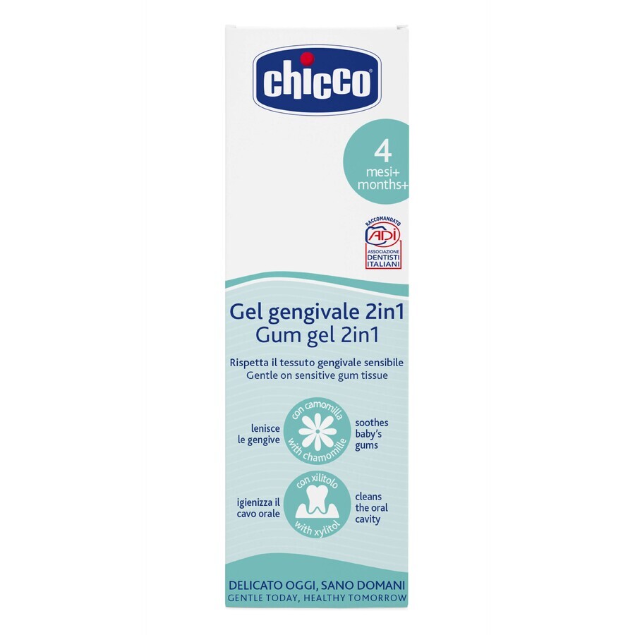 Chicco, gel dentición multifuncional a partir de 4 meses, 30 ml