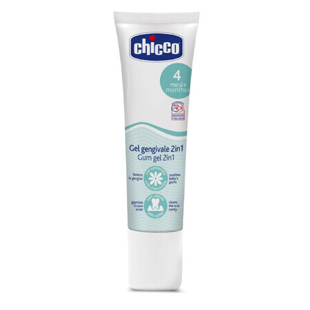 Chicco, gel dentición multifuncional a partir de 4 meses, 30 ml