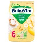 BoboVita Papilla de arroz, plátano, sin lácteos, sin gluten, a partir de 6 meses, 180 g