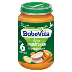 BoboVita Cena, calabaza con pollo y patatas, después de 6 meses, 190 g