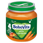 BoboVita Dessert, pommes et carottes, après 4 mois, 125 g