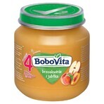 Postre BoboVita, melocotones y manzanas, después de 4 meses, 125 g