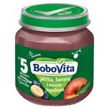 BoboVita Postre, plátano, manzana y bayas, después de 5 meses, 125 g